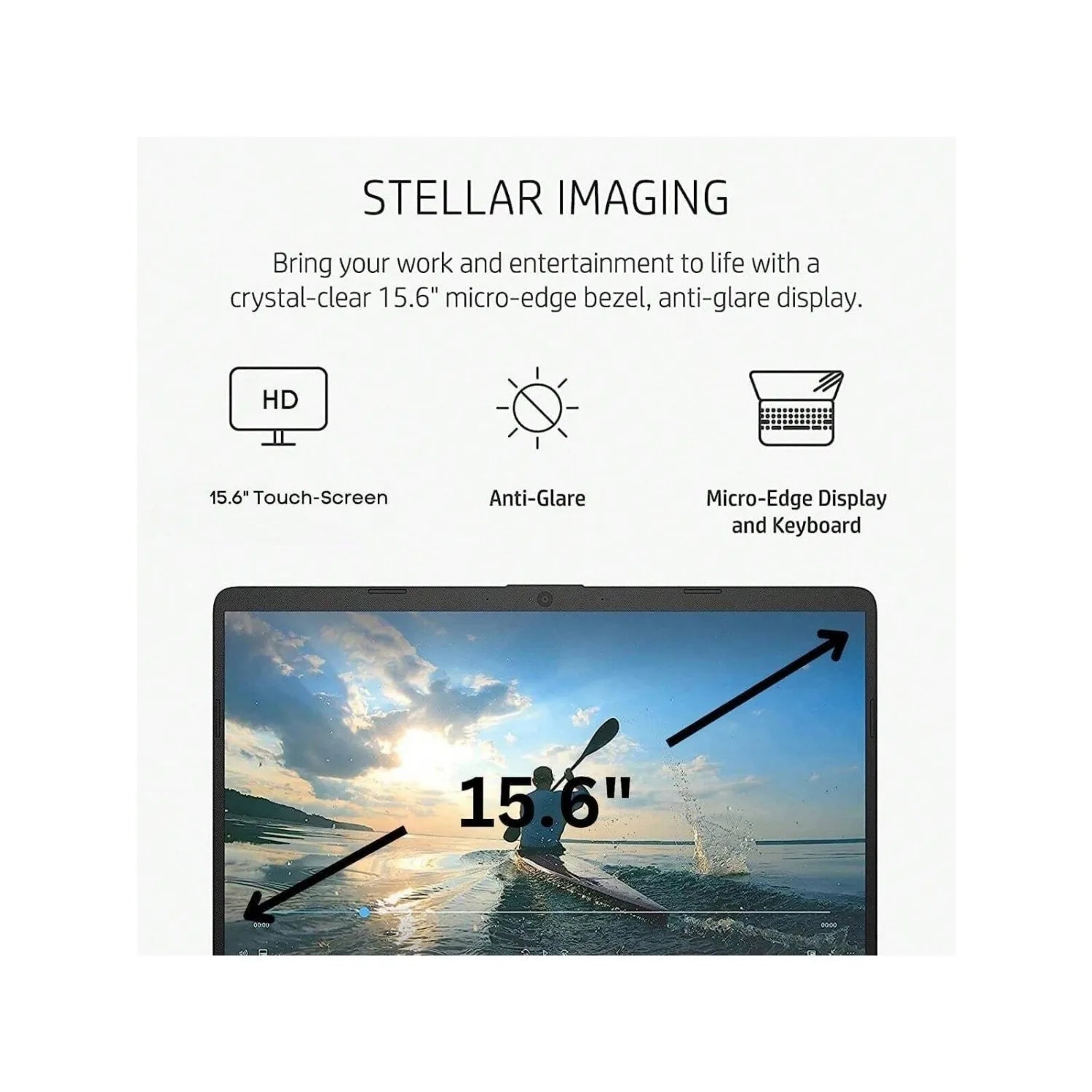 HP 15.6" HD Touchscreen Laptop,Intel Core i3-1215U,32GB RAM,2TB SSD,lntel UHD Graphics,Windows 11 Home,Silver