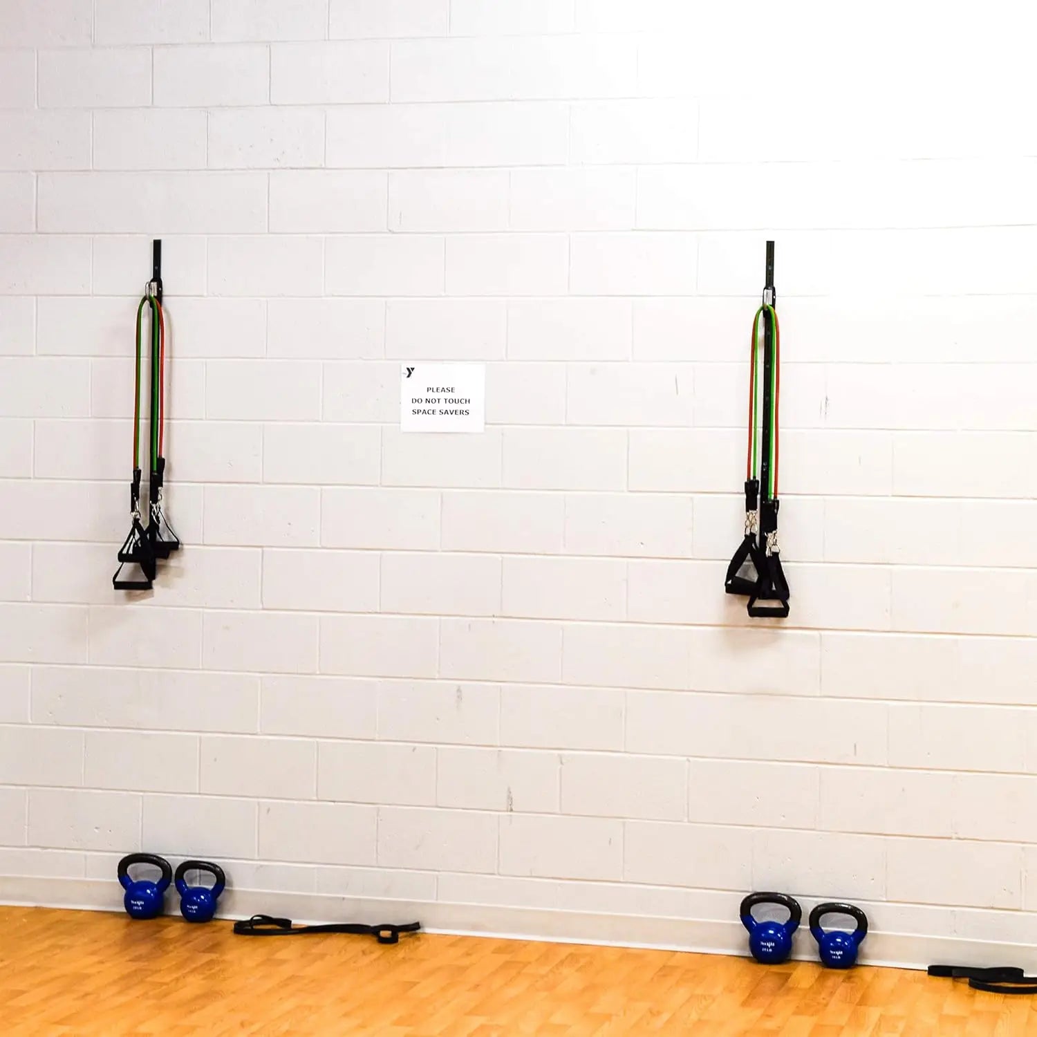 Home Gym Resistance Band Wall Anchor Kit with Adjustable Rail for Full Body Workouts