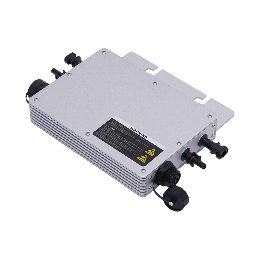 700W Micro Inverter Grid Tie System for Residential Solar Panels 110V AC Output Aluminum Alloy IP65 with LCD Display