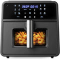 6-in-1 Voice Control Air Fryer Oven, 1000+ Commands, 100+ Foods, No App, No Setup, Nonstick Basket, 1700W