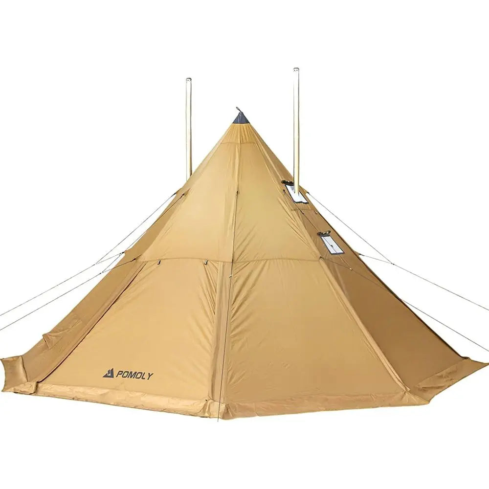 Camping Tents for 2-4 People: Portable Hot Tents with Stove Jacks for Hiking and Hunting