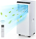 Efficient Cooling with Portable Air Conditioner 8000BTU - 24 Hour Timer, Quiet, Dehumidifier, Remote Control, Sleep Mode.