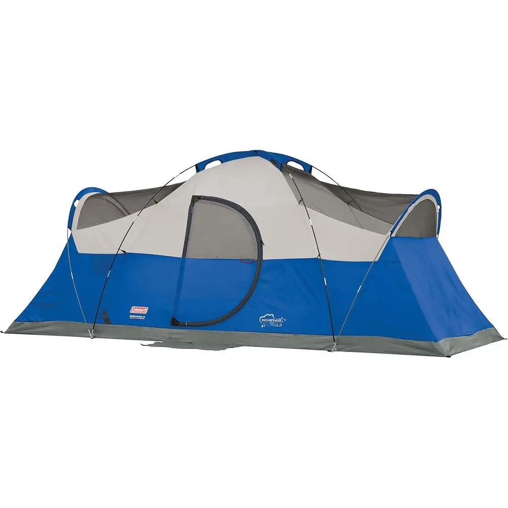 6-8 Person Family Tent with Rainfly, Carry Bag, and Quick Setup for Spacious Comfort