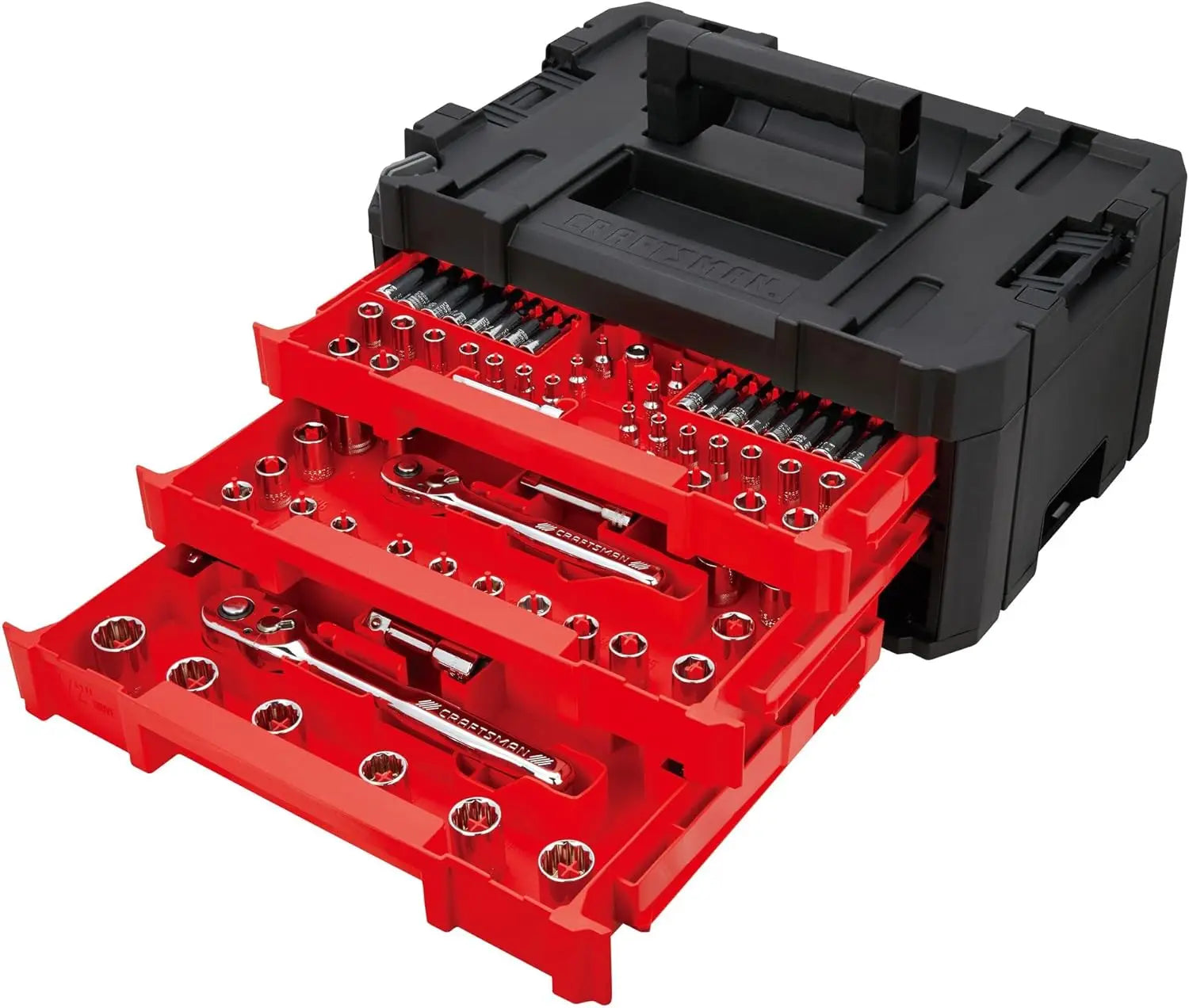 Mechanics Tool Set 230-Piece Hand Tool and Socket Set with 3-Drawer Tool Box (CMMT45305)