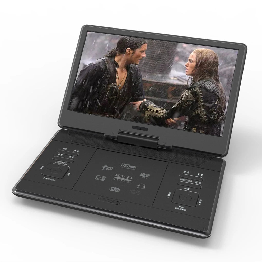 ABS Endless Entertainment Options DVD Player Compatible With VCD And CD Built-in 3000MA Battery