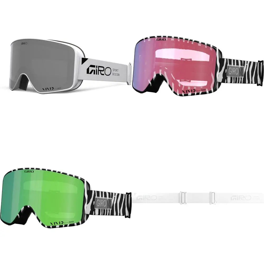 Quick Change Ski Goggles with 2 Vivid Lenses - Anti-Fog Technology for Men, Women & Youth - Over-the-Glasses Compatible