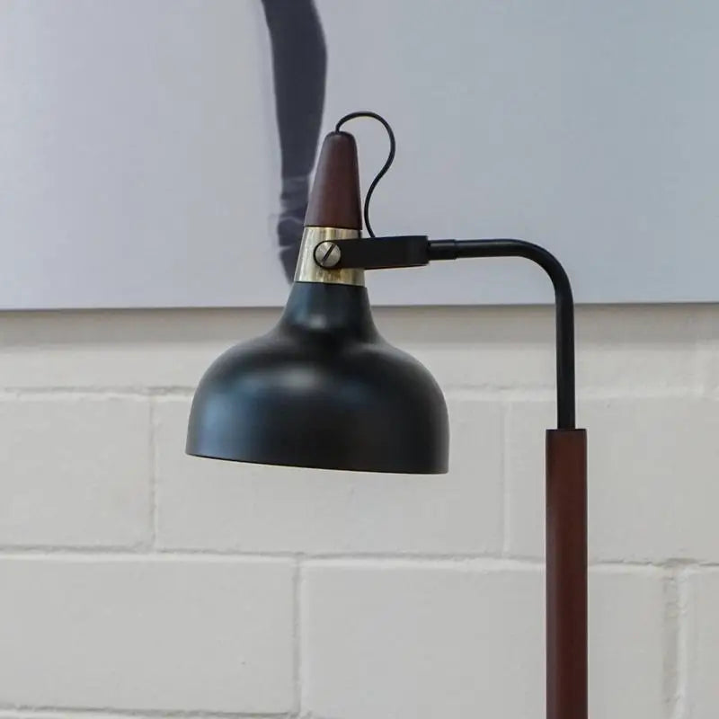 Modern Stylish Desk Lamp for Bedside, Night Light, Study, Reading, Office - Black Cone Shade, 110V