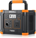 300W Portable Power Station with 230Wh Solar Generator, USB-C PD 60W & Pure Sine Wave AC for Camping Travel Home Backup