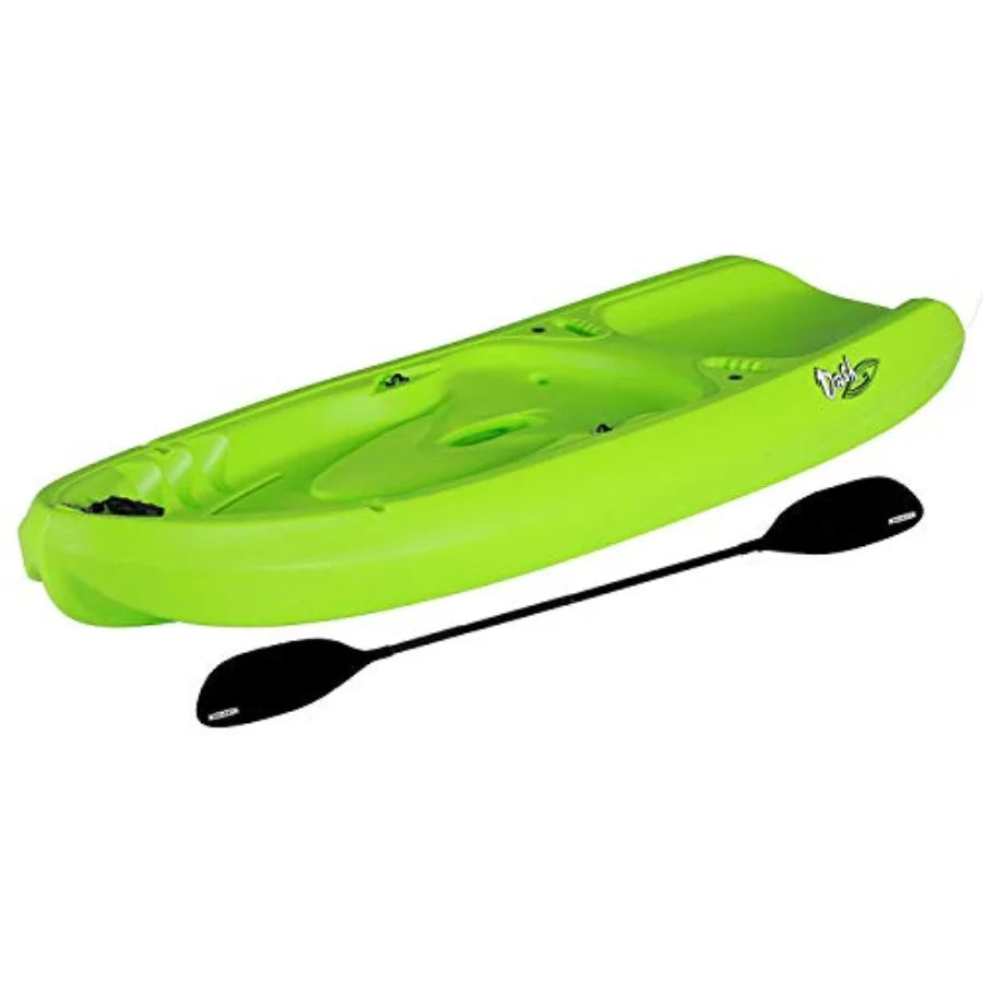 Lightweight and Durable Youth Kayak with Integrated Paddle for Easy Water Adventures on Lakes Rivers and Calm Coastal Waters Id