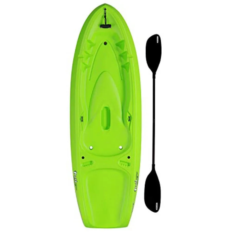 Lightweight and Durable Youth Kayak with Integrated Paddle for Easy Water Adventures on Lakes Rivers and Calm Coastal Waters Id