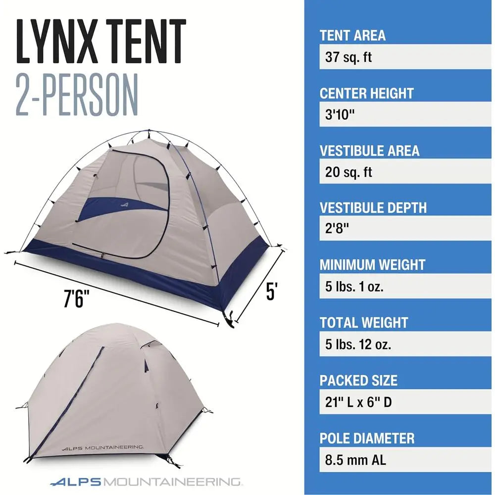 Two-Person Backpacking and Camping Tent for Outdoor Adventures