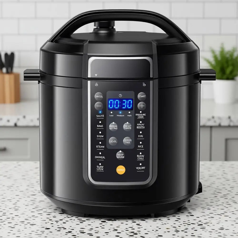 9-in-1 Electric Multi Cooker, 14 Presets, Olla de Presion, Non-Stick Pot, Yogurt Maker, Rice Cooker, Slow Cooker, Sauté, Steamer