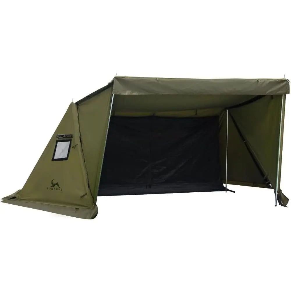 Two-Person Canvas Bivy Tent Shelter for Camping Adventures