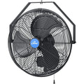 iLiving 18" Wall Mounted Fan- 6360 CFM,3-Speed,Weatherproof Outdoor Fan for Garage,Patio,Workshop,Greenhouse,Mist Kit Compatible