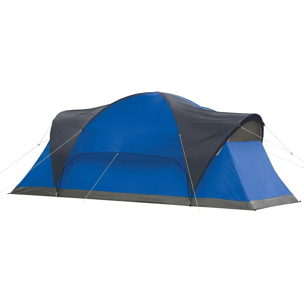 6-8 Person Family Tent with Rainfly, Carry Bag, and Quick Setup for Spacious Comfort
