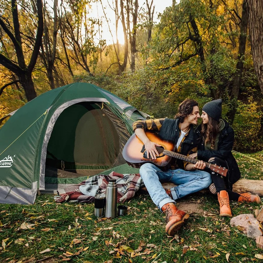 2 Person Backpacking Tent Waterproof 4 Season Tent Windproof Cold Weather Winter Tent for Camping Hiking Hunting Cycling